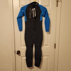 O'Neill Dark Gray and Blue Wetsuit